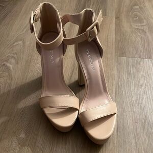 Nude Platform Heels